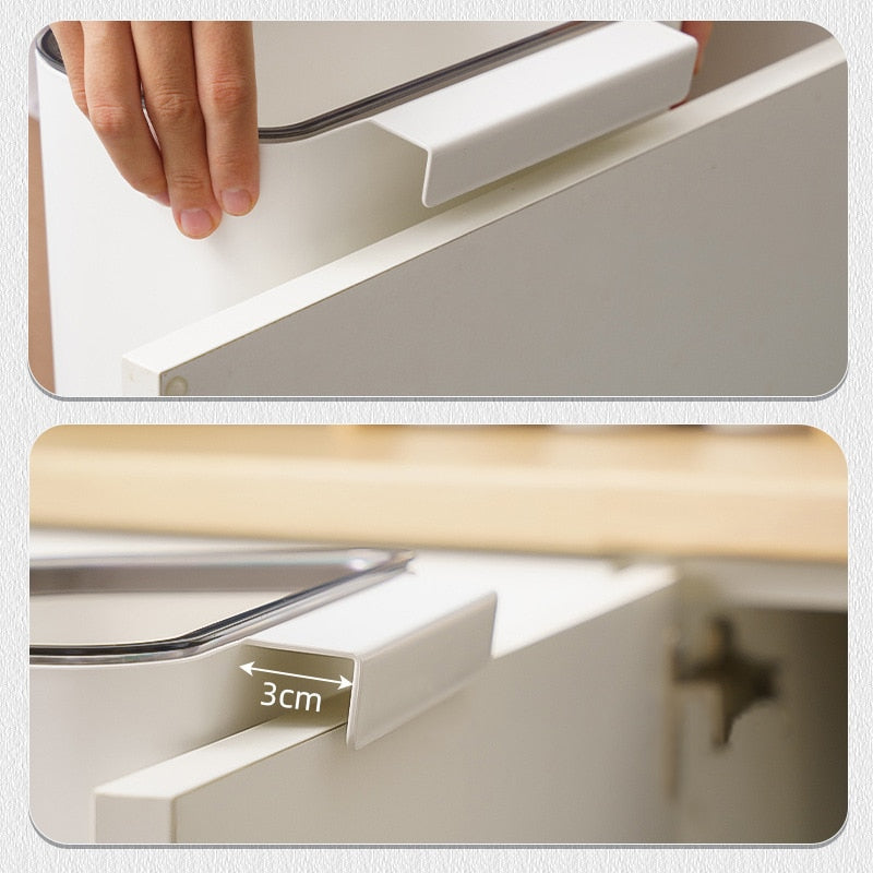 Siopsrl| Kitchen Hangable Clean Corner Trash Can