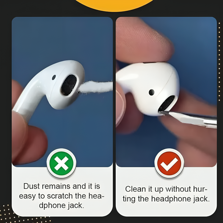 Siopsrl| SoundSweep – For crystal clear sound & clean earbuds!