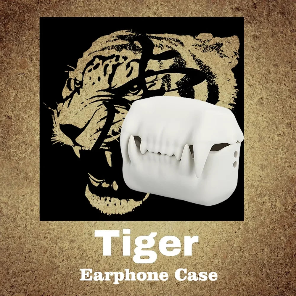 Siopsrl| Tiger Tooth Creative Airpods Case