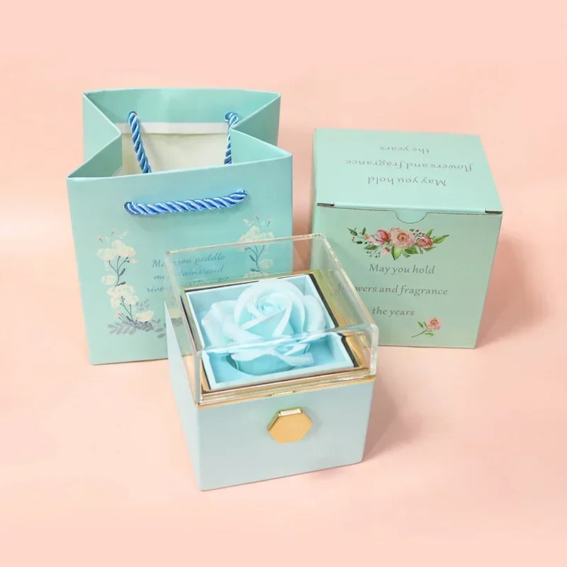Siopsrl| Eternal Rose Spin Display Jewelry Box