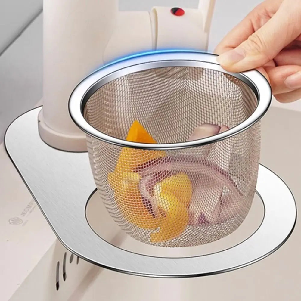 Siopsrl| Stainless Steel Sink Organizer Drain Basket