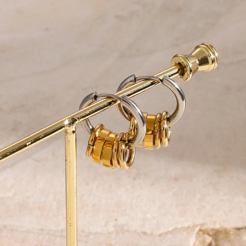 Siopsrl| Dainty Huggie Hoop Spiral Earrings