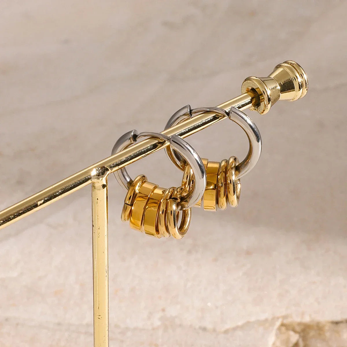 Siopsrl| Dainty Huggie Hoop Spiral Earrings
