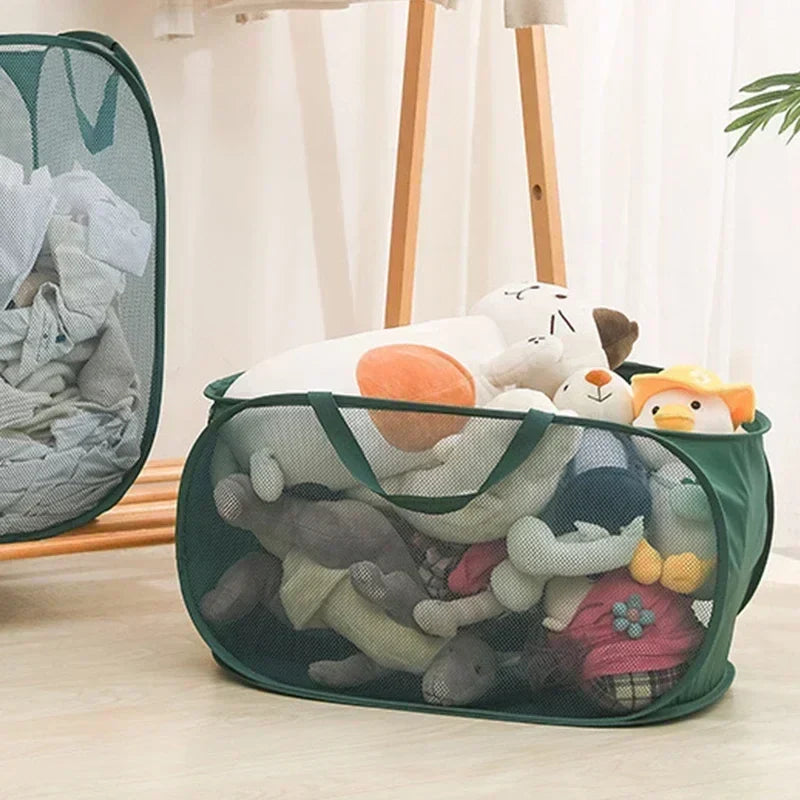 Siopsrl| Laundry Basket Faltix | Pop-Up Design | With Side Pocket & Reinforced Frame | Single or with Double Separation