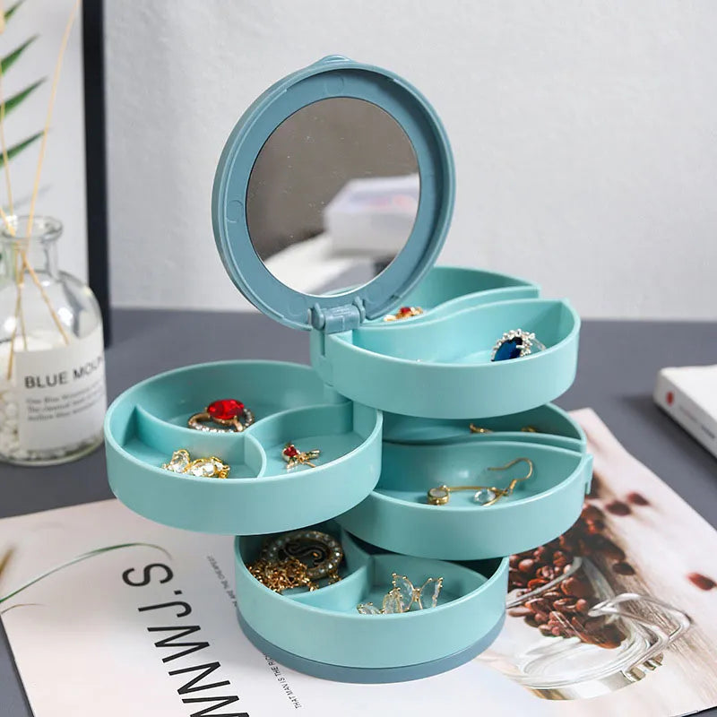 Siopsrl| Multi-Layer Rotating  Jewelry Organizer Storage