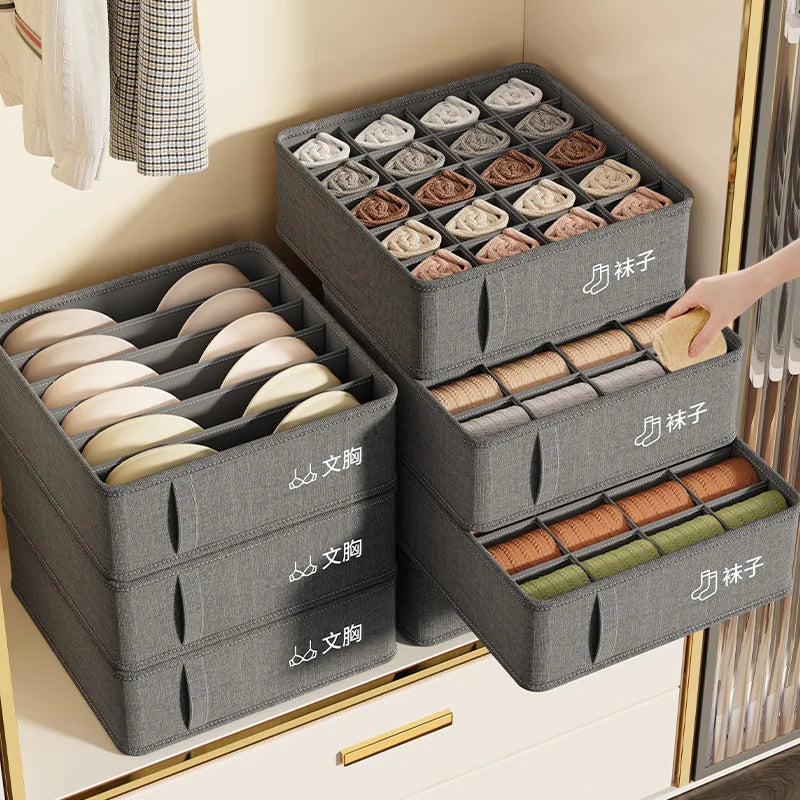 Siopsrl| ClarityBox Wardrobe Organizer | Collapsible & Space-Saving | High-Quality Non-Woven Fabric Material