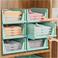 Siopsrl| 5-Pack Stackable Foldable Closet Storage Boxes – Liora