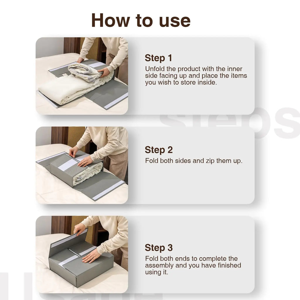 Siopsrl| Foldable Bed Sheet Organizer