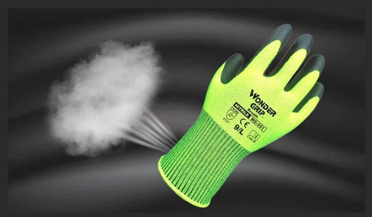 Siopsrl| Work Gloves with Wonder Grip – Non-Slip Gloves for Gardening and Craftsmanship