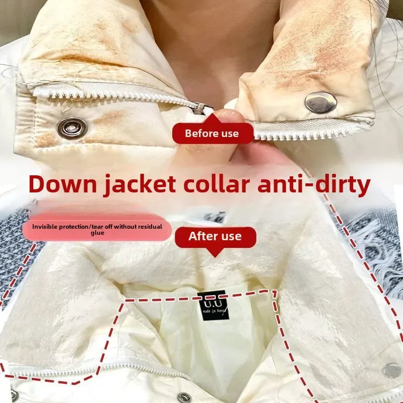 Siopsrl| Transparent Shirt Collar Anti-Stain Stickers