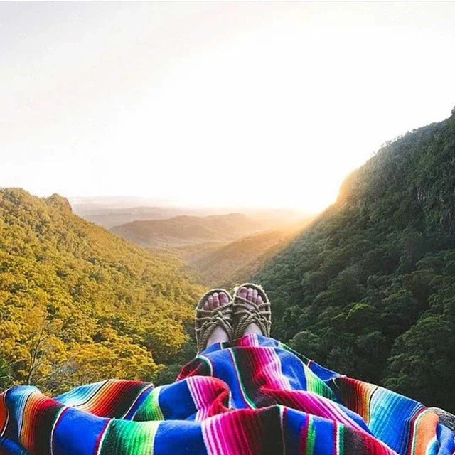 Siopsrl| Colorful Mexican Serape Blanket