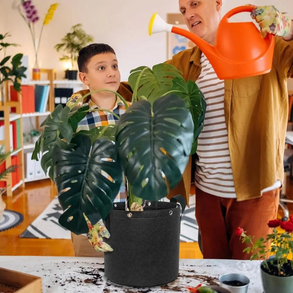 Siopsrl| Felt plant sack with carrying handles – Breathable and durable for garden plants and flowers