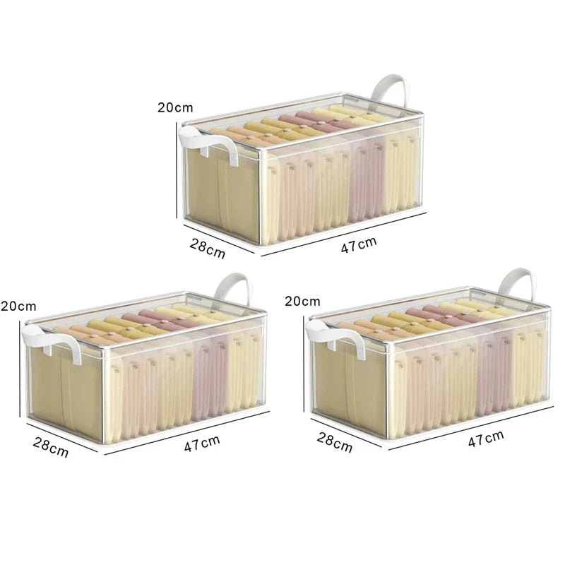 Siopsrl| ClearBoxx Storage Box | Transparent & Durable Design | Foldable & Space-Saving