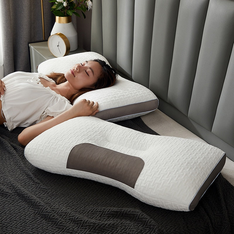 siopsrl | Hybrid Pillow for Back and Side Sleepers - Neck and Shoulder Support Pillow