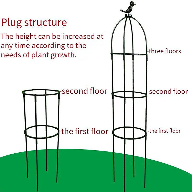 Siopsrl| GrowArc Garden | Plant climbing aid made of fiberglass | Stable & weatherproof | For climbing plants & vegetables