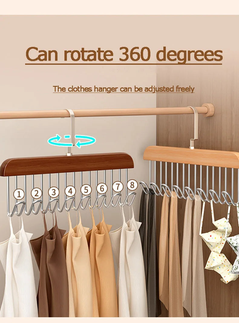 Siopsrl| Multi-Hook Space Saver Clothes Organizer Rack