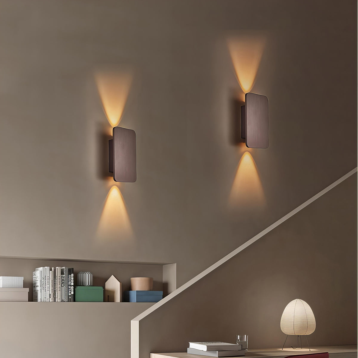 Siopsrl| Wall Light Modern Metal Rectangular LED Indoor