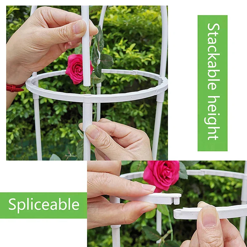 Siopsrl| GrowArc Garden | Plant climbing aid made of fiberglass | Stable & weatherproof | For climbing plants & vegetables