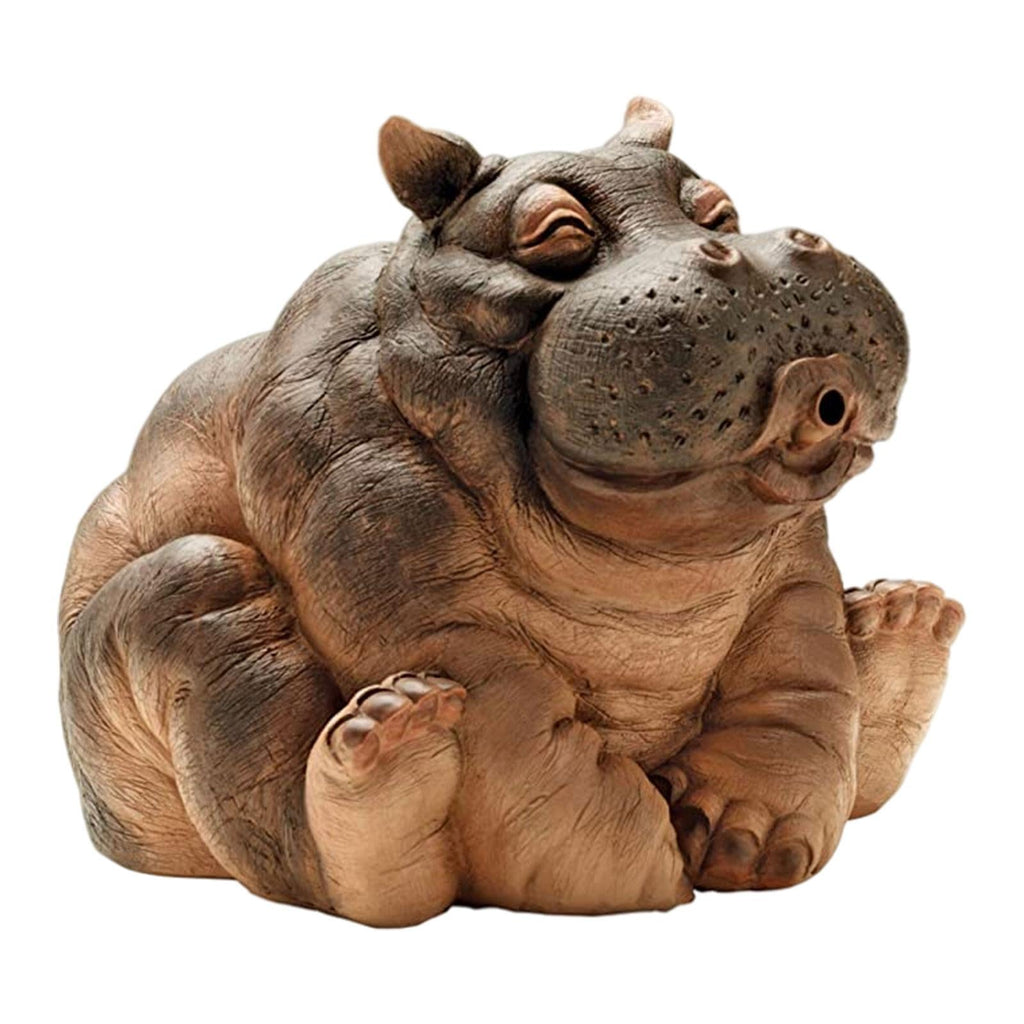 Siopsrl| Playful Hippopotamus Garden Sprinkler Statue