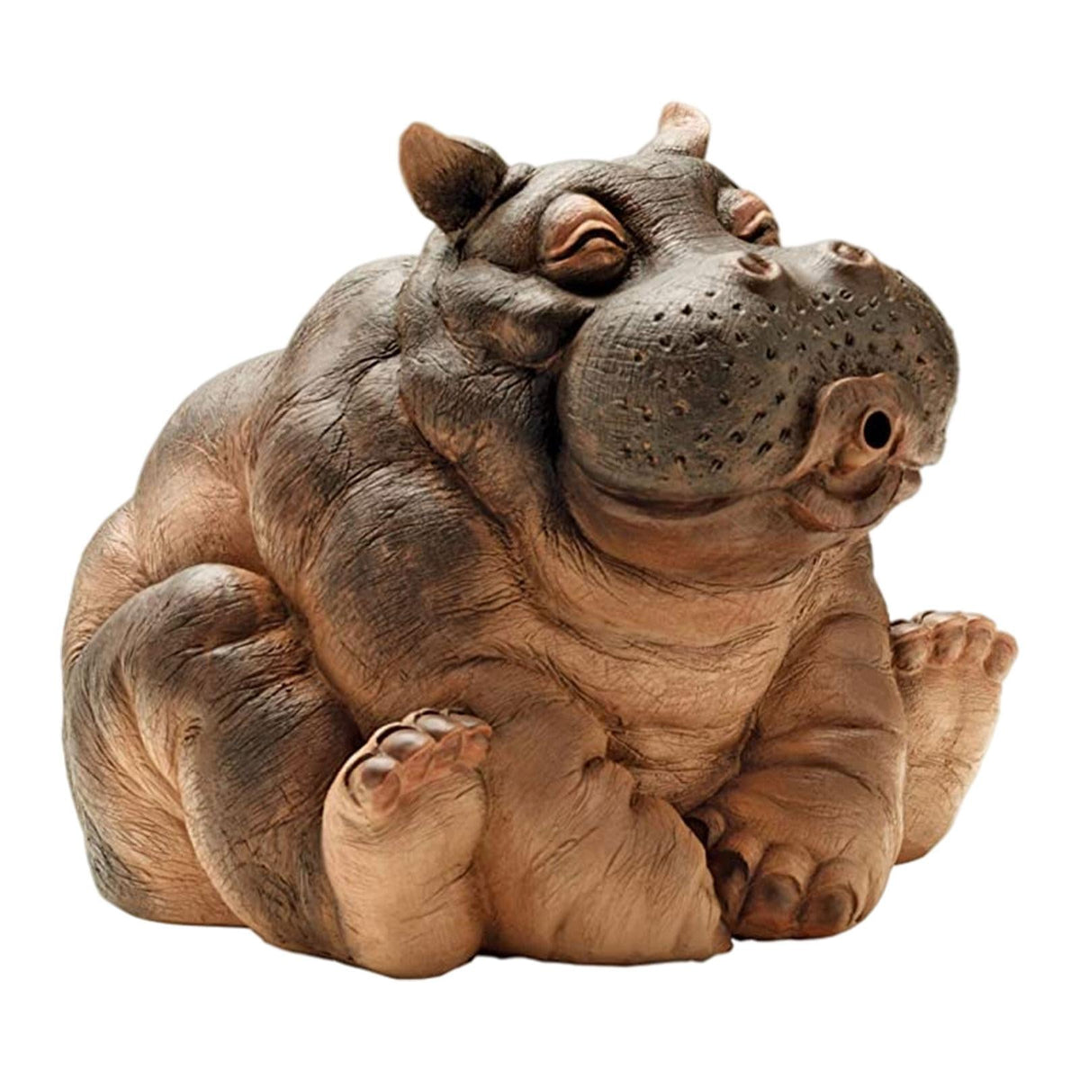 Siopsrl| Playful Hippopotamus Garden Sprinkler Statue
