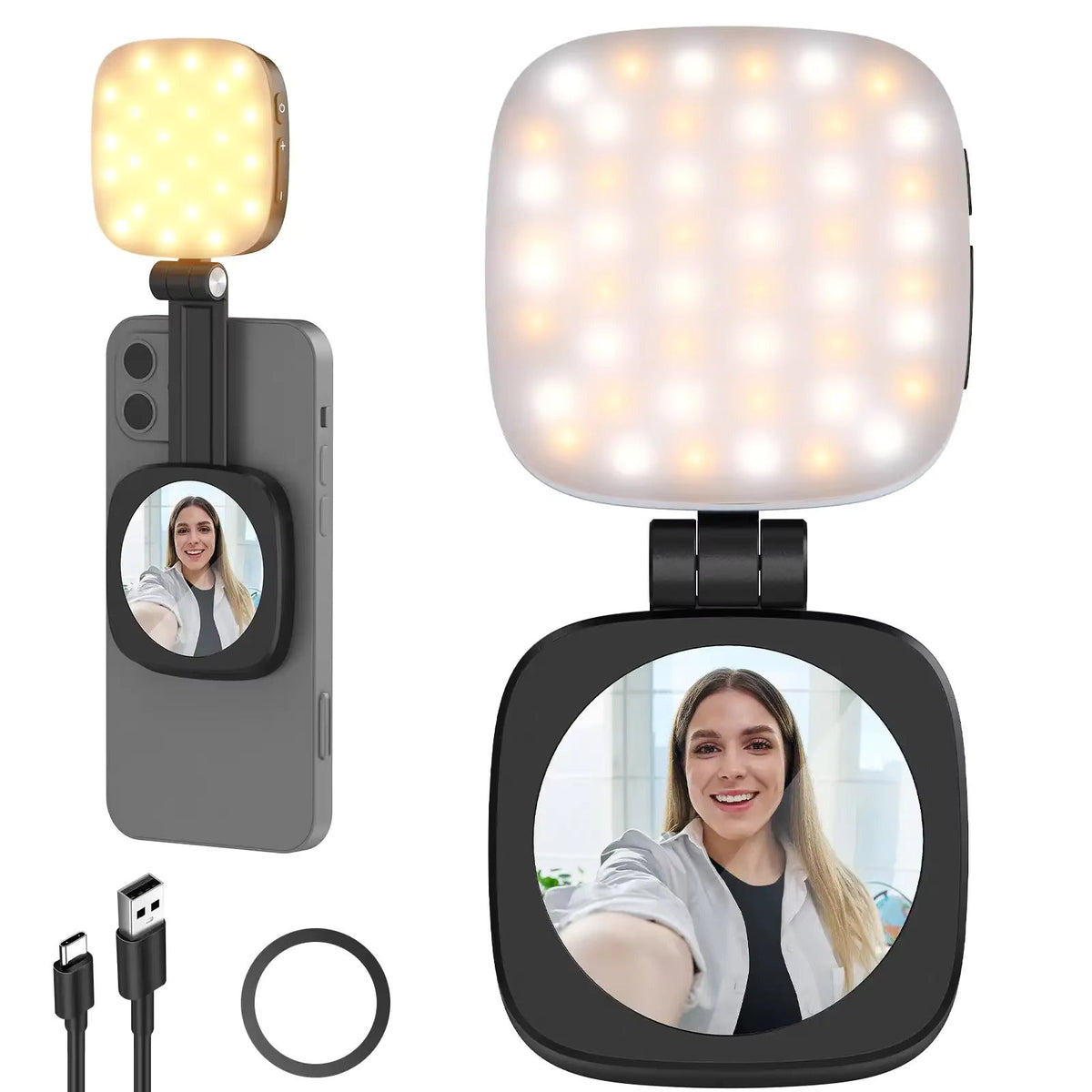 Magnetic Selfie Light Compatible with MagSafe iPhone