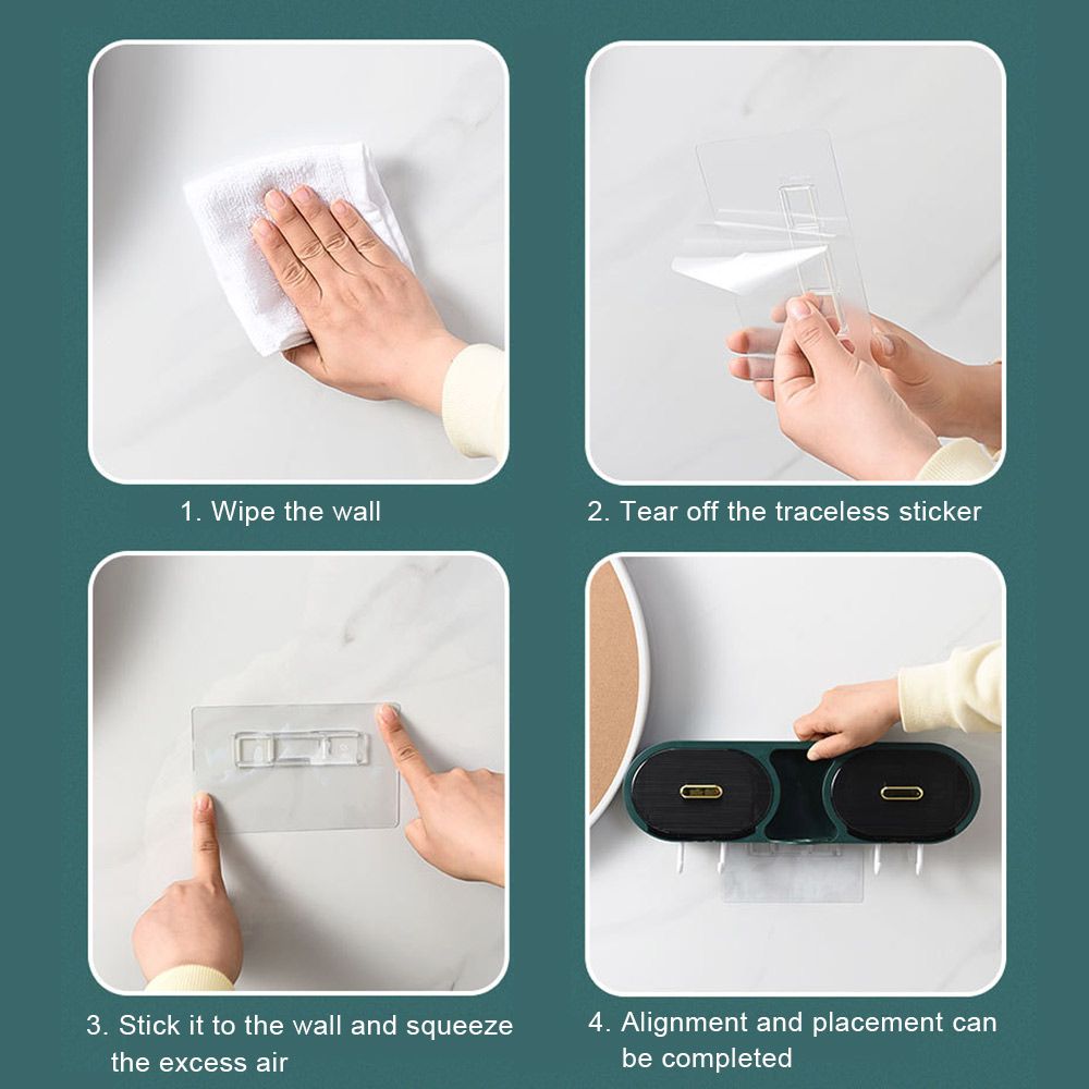 Siopsrl| Wall-Mounted Waterproof Bathroom Storage Rack