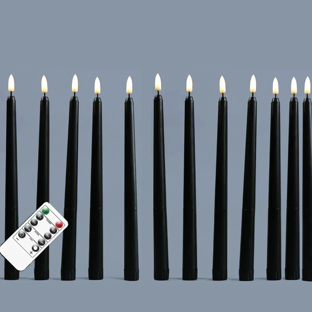 Siopsrl| LED candles with flame effect for Halloween decoration