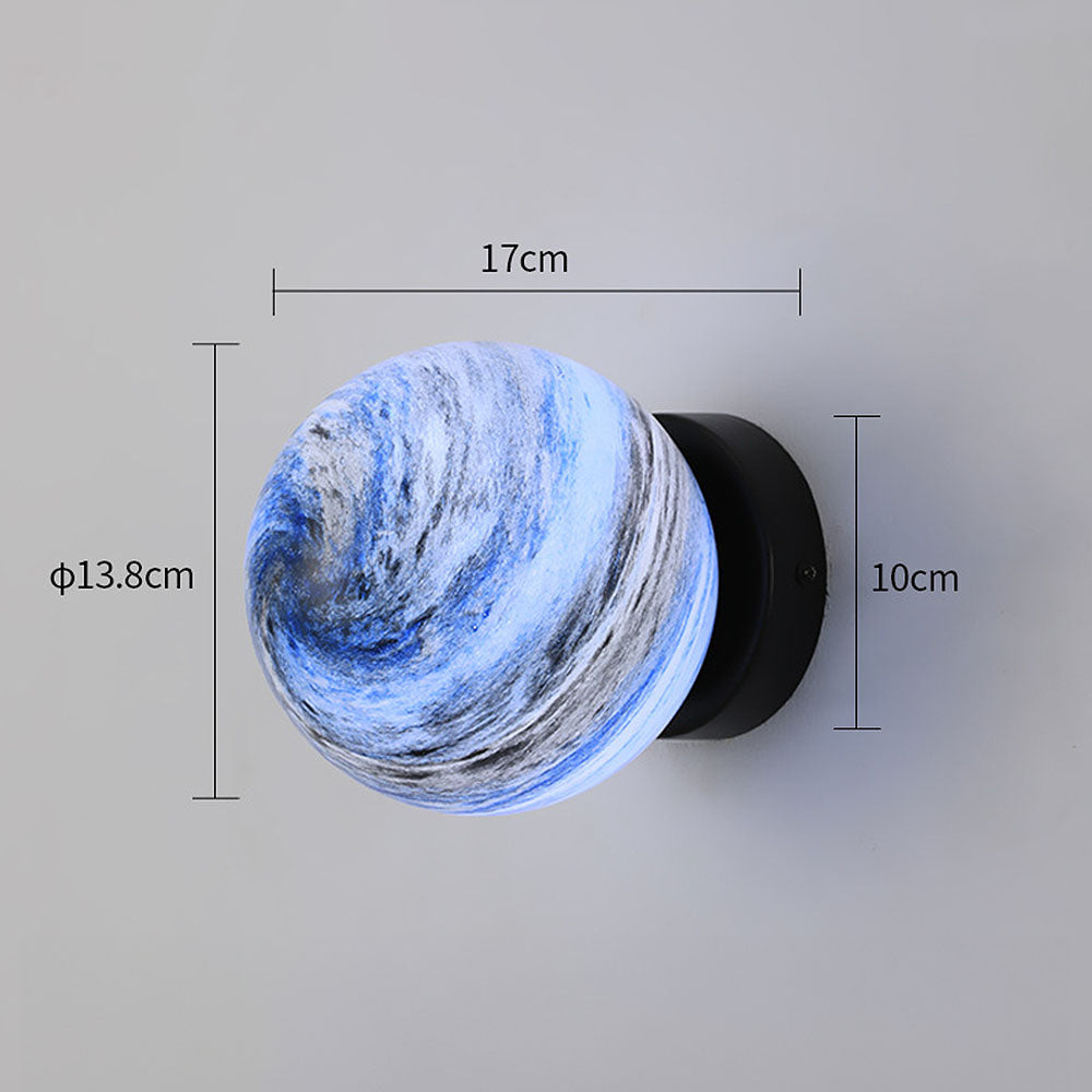 Siopsrl| Glass Ceiling Light Modern Globe Fixture