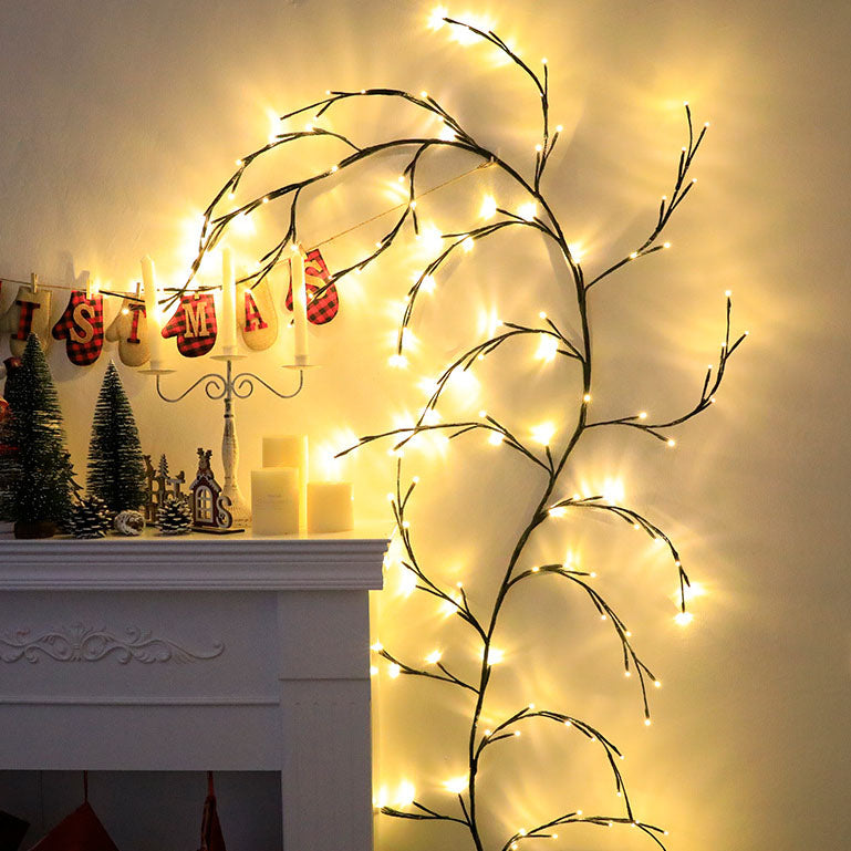Siopsrl| Modern Branch Rattan String Lights LED Decorative String Lights