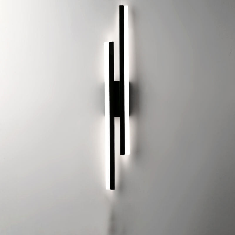 Siopsrl| LuxLine Modern LED Wall Lamp | Minimalist Design | Iron & Acrylic | Dimmable Light