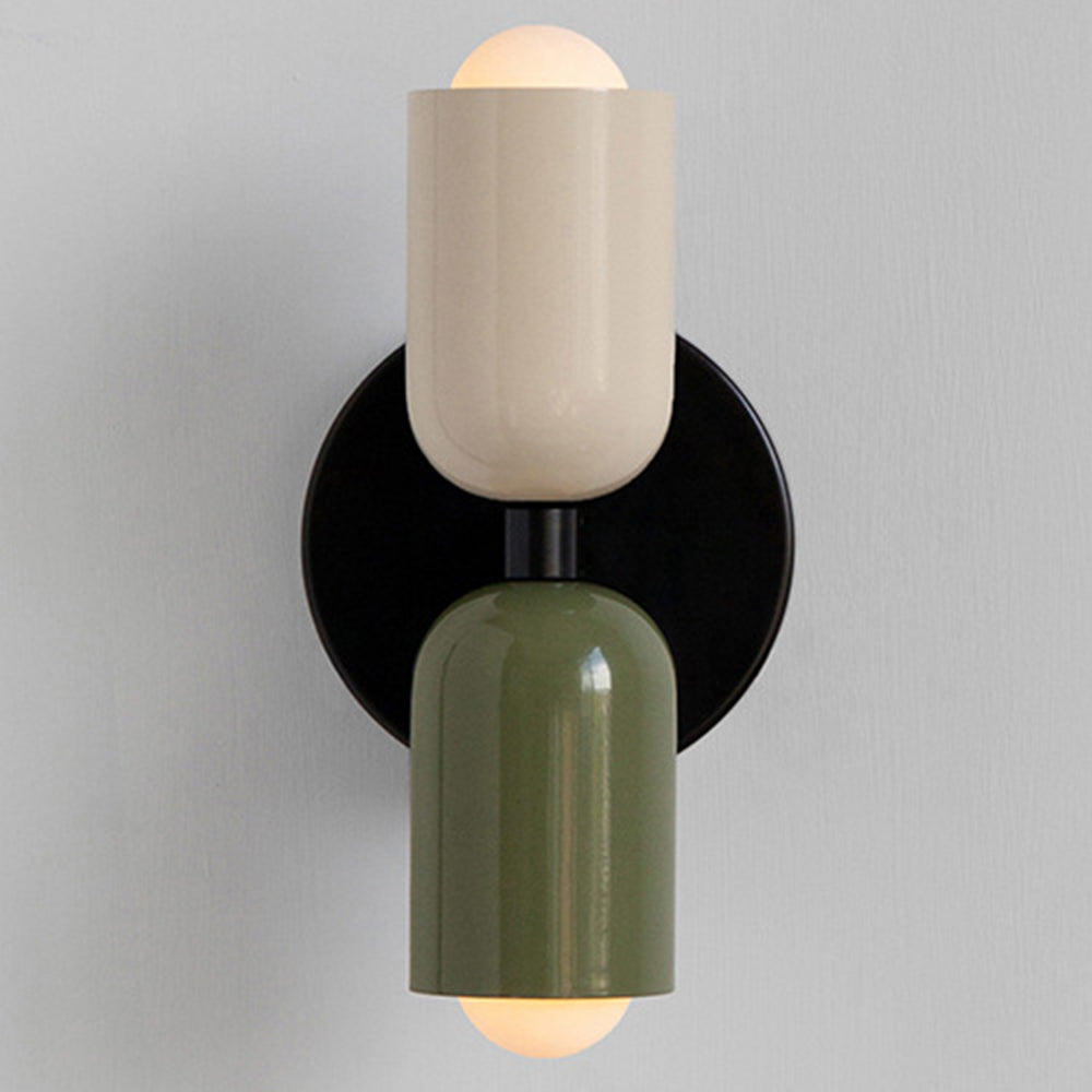 Siopsrl| Wall Light Modern Dual Glass Sconce Fixture