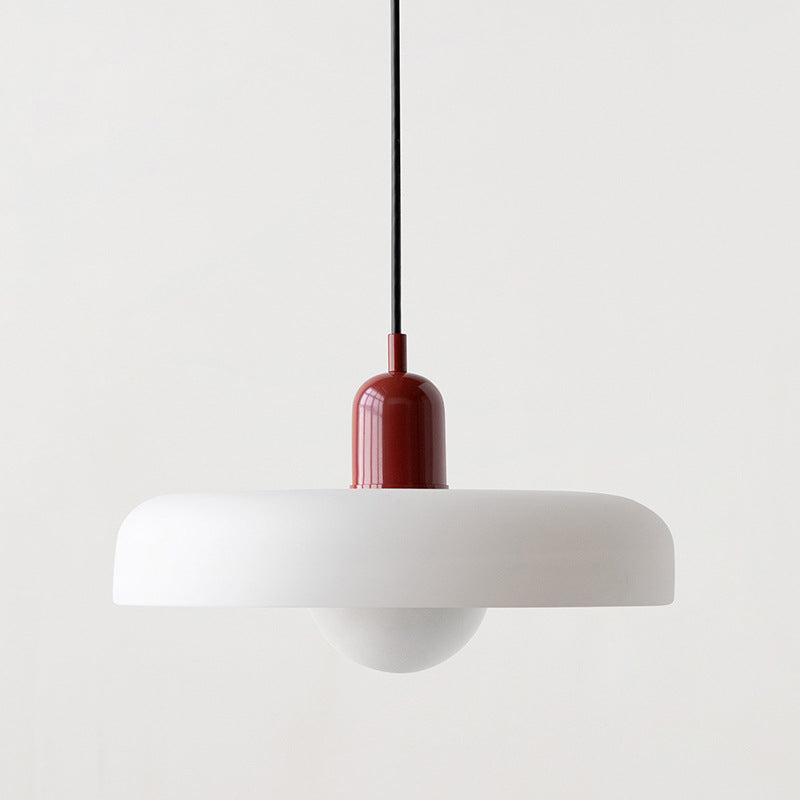 Siopsrl| Coloured Glass Pendant Light – Elegant Bauhaus-Style Hanging Lamp for Living Room & Dining Area