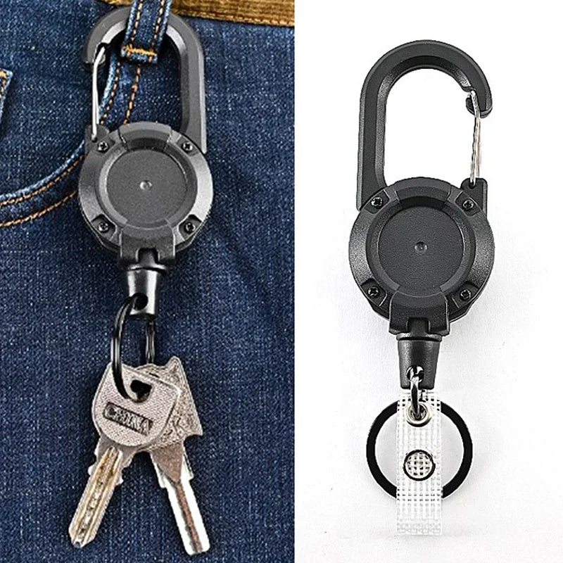 Siopsrl| Anti-theft Metal Elastic Keychain