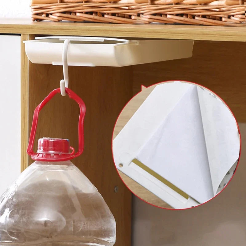 Siopsrl| Self-Adhesive Desk Hidden Storage Box