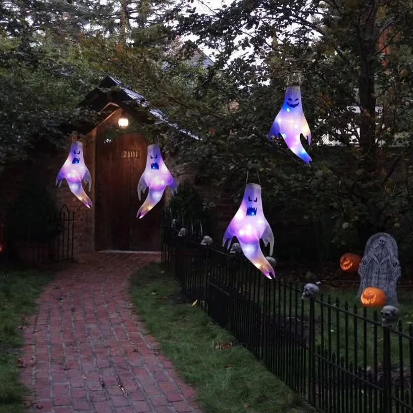 Siopsrl| Halloween Hanging Ghost Lights – LED Outdoor Decor