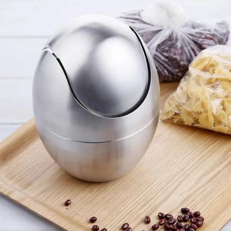 LuxBin Mini Trash Can made of Stainless Steel Siopsrl