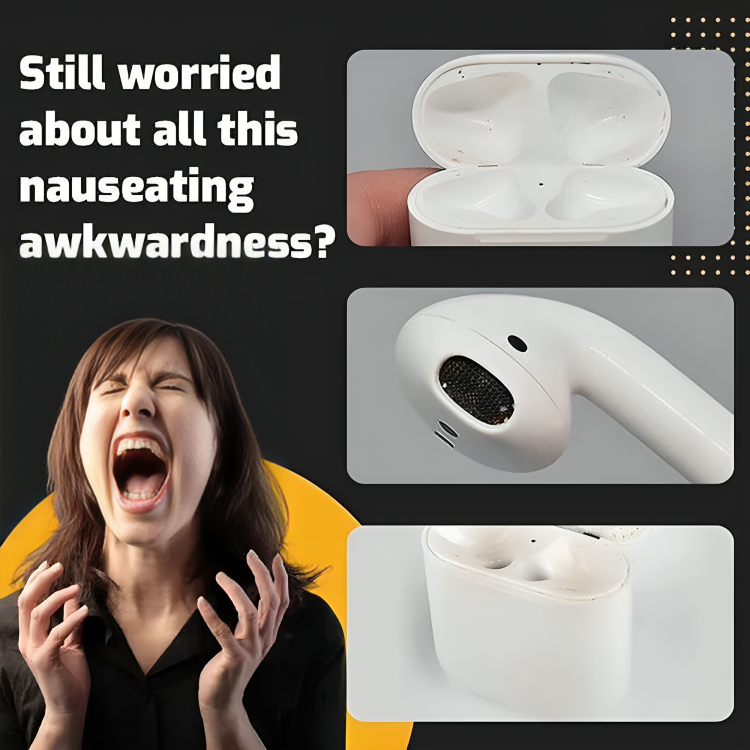 Siopsrl| SoundSweep – For crystal clear sound & clean earbuds!
