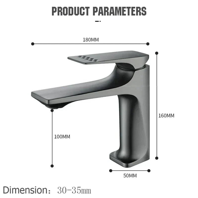 Siopsrl| Elegant bathroom faucet - with single lever for timeless comfort