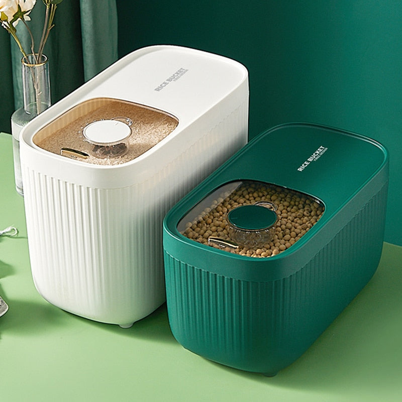 Siopsrl| Large Capacity Grain Container Organizer Box