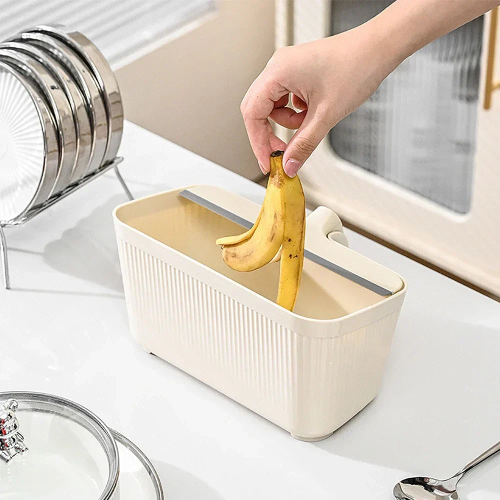 Siopsrl| Mini Desktop Trash Scraper Bin