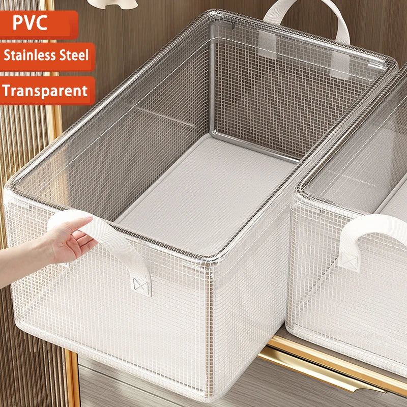 Siopsrl| ClearBoxx Storage Box | Transparent & Durable Design | Foldable & Space-Saving