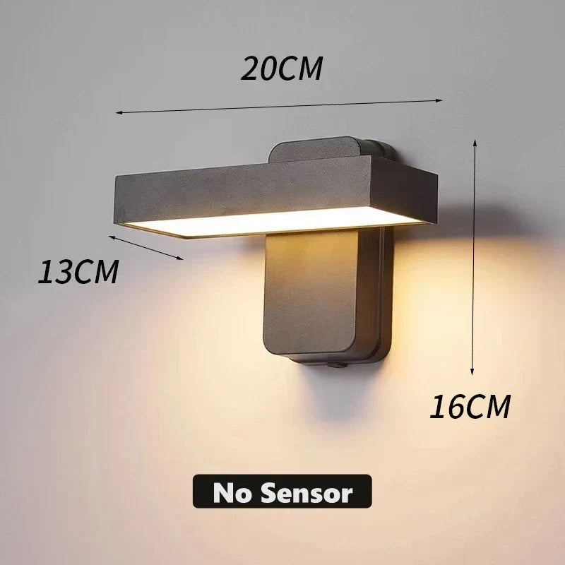 Siopsrl| LED Outdoor Wall Light VarioLux | Motion Sensor & IP65 | Rotatable | 30–50 cm