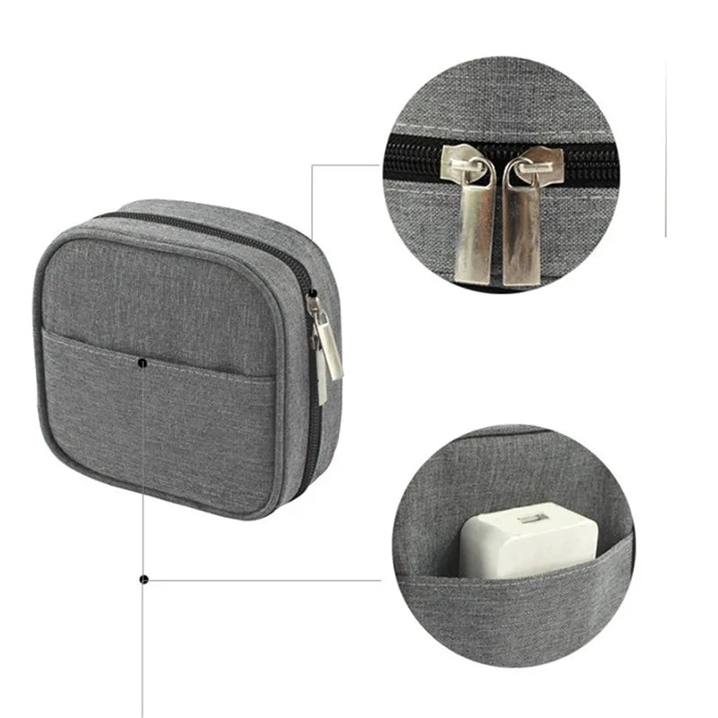 Siopsrl| TechPack Mini | Compact Organizer | Water Resistant | For Cables and Accessories