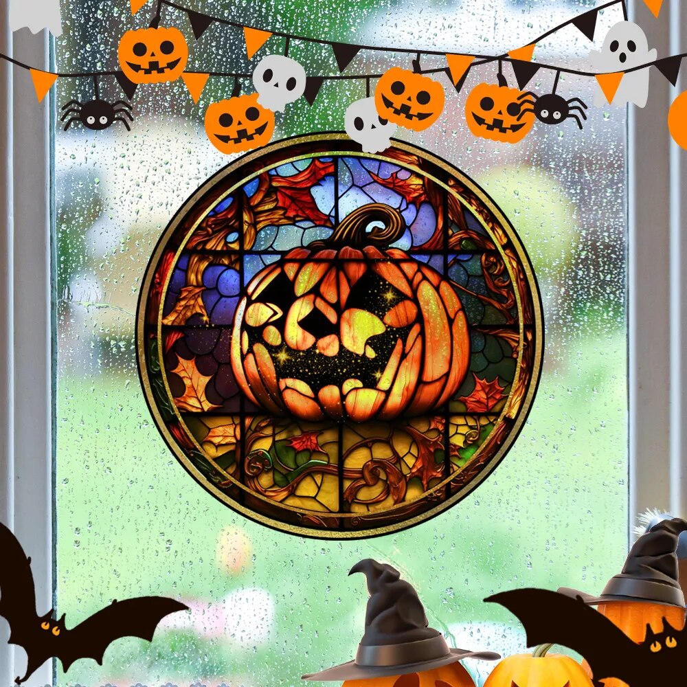 Siopsrl| Spooky Window Halloween Removable Stickers