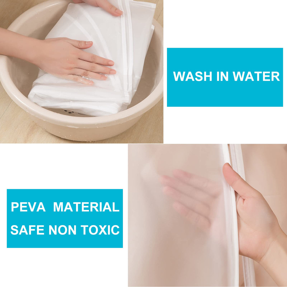 Siopsrl| Home Organizer Dust Cover Clothes Storage Wardrobe Bag