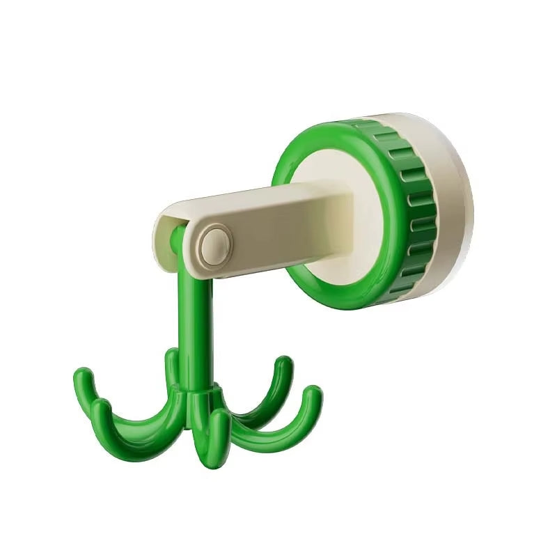 Suction Cup Six-Claw Rotating Hook