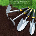 Siopsrl| Groviva Garden Tool Set 4-pcs. | Stainless Steel | Hoe & Shovel | For Digging, Planting & Weeding