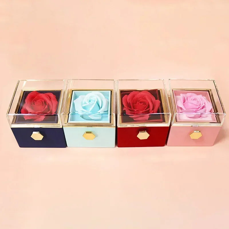 Siopsrl| Eternal Rose Spin Display Jewelry Box