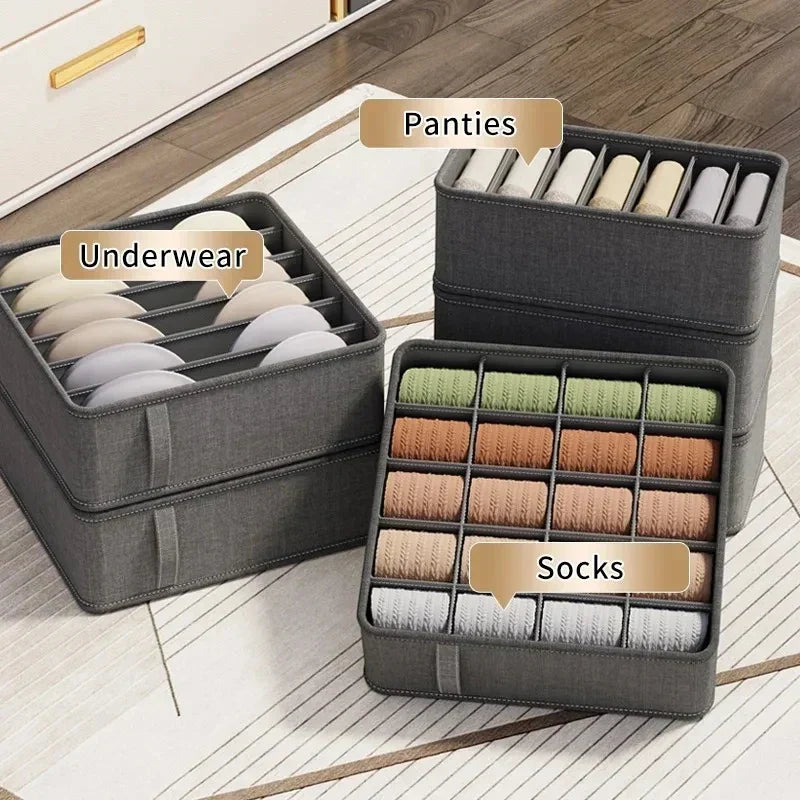 Siopsrl| ClarityBox Wardrobe Organizer | Collapsible & Space-Saving | High-Quality Non-Woven Fabric Material