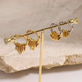 Siopsrl| Dainty Huggie Hoop Spiral Earrings